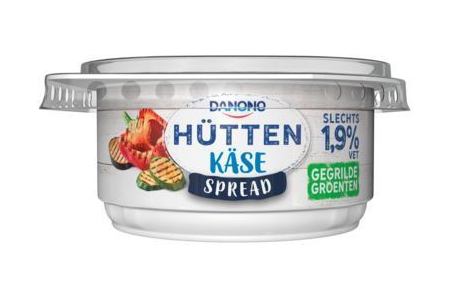 danone huettenkaese spread gegrilde groente