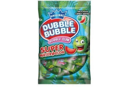 dubble bubble bubble gum super watermelon