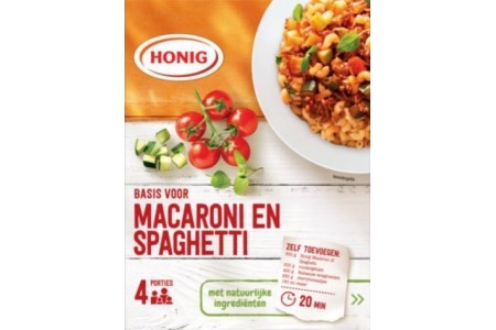 honig kruidenmix spaghetti macaroni