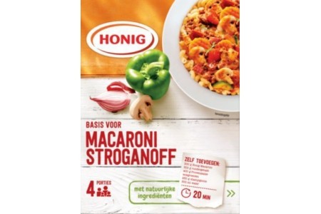 honig kruidenmix macaroni stroganoff