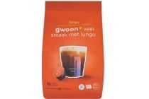 g woon koffiecapsules lungo