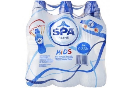 spa reine kid koolzuurvrij mineraalwater multipack 6x0 33l