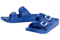 herenslippers blauw