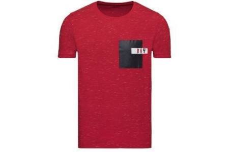 livergy heren shirt rood