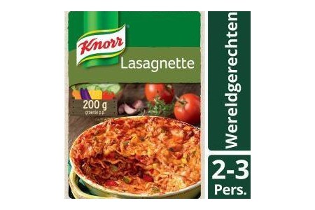 knorr lasagnette napoletana wereldgerecht