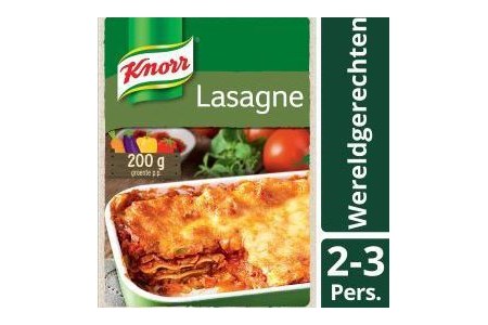 knorr lasagne bolognese wereldgerecht