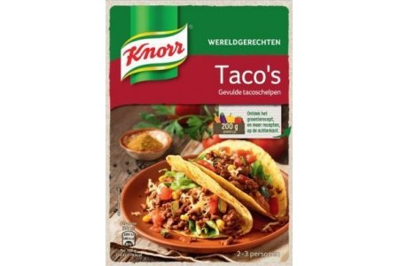 knorr wereldgerechten taco s maaltijdpakket