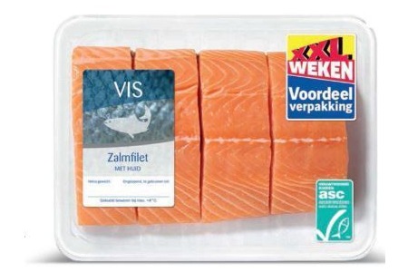 verse zalmfilet 4 stuks