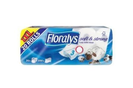 floralys 3 laags toiletpapier