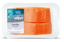 verse zalmfilets met huid