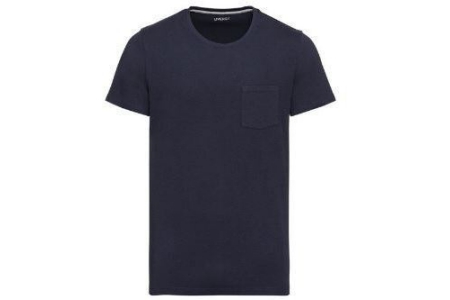 heren t shirt donkerblauw