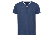 heren t shirt blauw