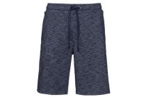 heren sweatshort blauw