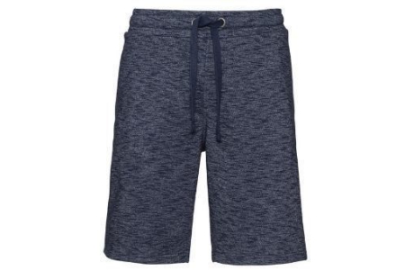 heren sweatshort blauw