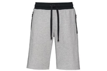 heren sweatshort grijs