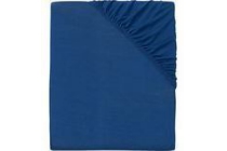 jersey hoeslaken blauw