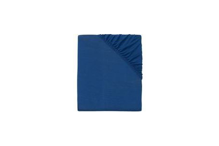 jersey hoeslaken blauw