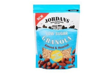 jordans low sugar granola almond en hazelnut