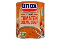 unox soep in blik stevige tomaten cremesoep