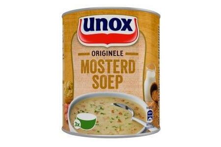 unox soep in blik originele mosterdsoep