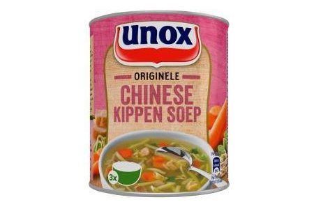 unox soep in blik stevige chinese kippensoep