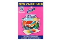 vanish doekjes kleurbeschermer new value pack