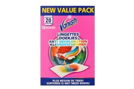vanish doekjes kleurbeschermer new value pack