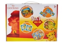 disney the lion king 5 in 1 spelletjesbox