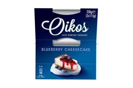 danone oikos blueberry cheesecake