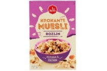 1 de beste krokante muesli rozijn