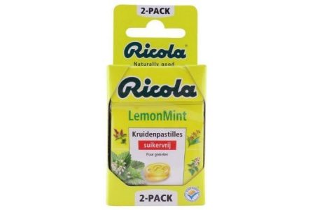 ricola lemon mint 2 pack