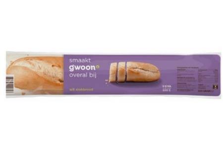 g woon wit stokbrood