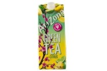 arizona green tea lemon