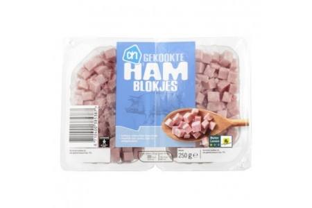 ah gerookte hamblokjes 250g