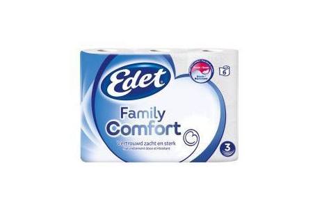 edet toiletpapier family comfort 3 laags