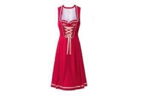 dirndl jurk rood