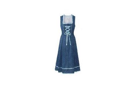 dirndl jurk blauw