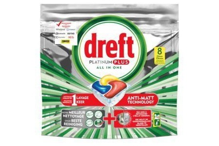 dreft platinum plus all in one vaatwastabletten