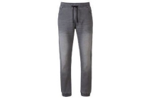 livergy heren denim jogger grijs