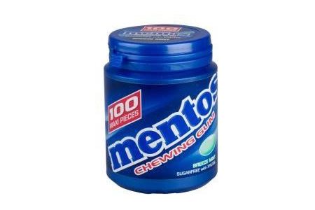 mentos kauwgom breezemint 100 stuks