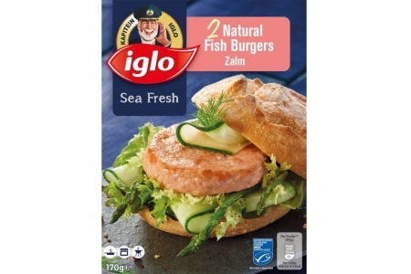 iglo natural fish burgers zalm