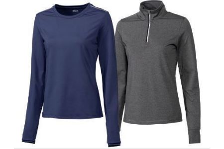 crivit r heren hardloopshirt blauw en zwart