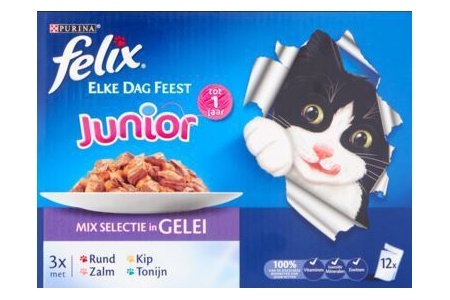 felix junior elke dag feest kitten 12 pack