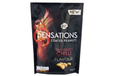 lay s sensations coated peanuts thai sweet chili 150 gram