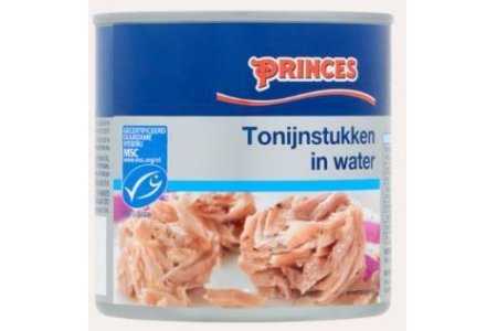 princes tonijnstukken in water msc