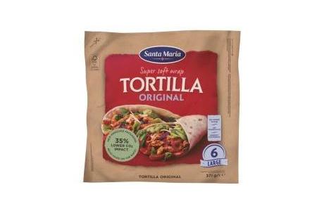 santa maria super soft wrap tortilla original 6 stuks