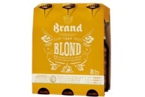 brand blond bier fles 6 x 30cl
