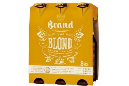 brand blond bier fles 6 x 30cl