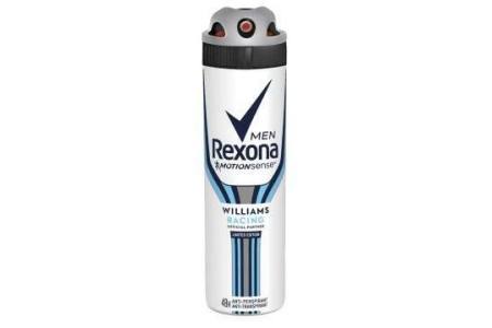 rexona deodorant spray men williams racing