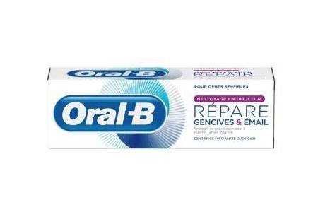 oral b tandvlees en glazuur repair zachte reiniging tandpasta